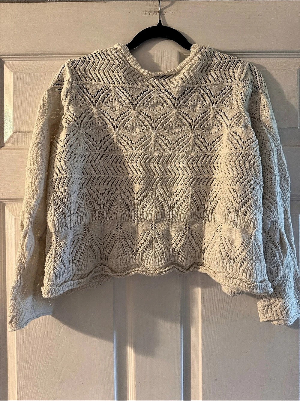 Torrid Geometric Open Knit Sweater Size 18 Like New